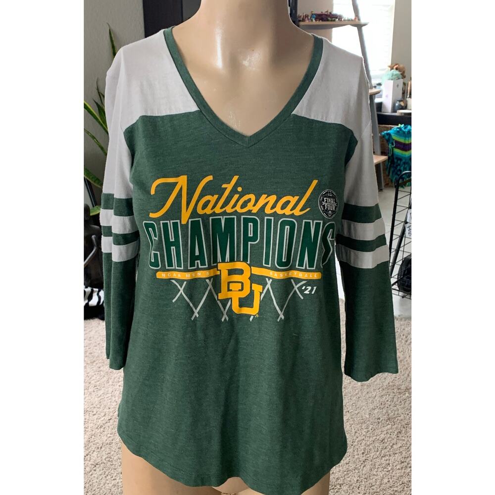 Women's Fanatics Baylor Bears National Champion tshirt sz S